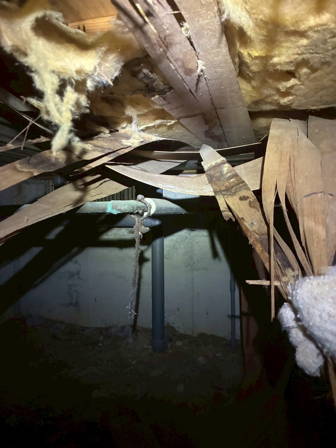 奈良県生駒市小倉寺町のご住宅にてシロアリ駆除工事 施工前