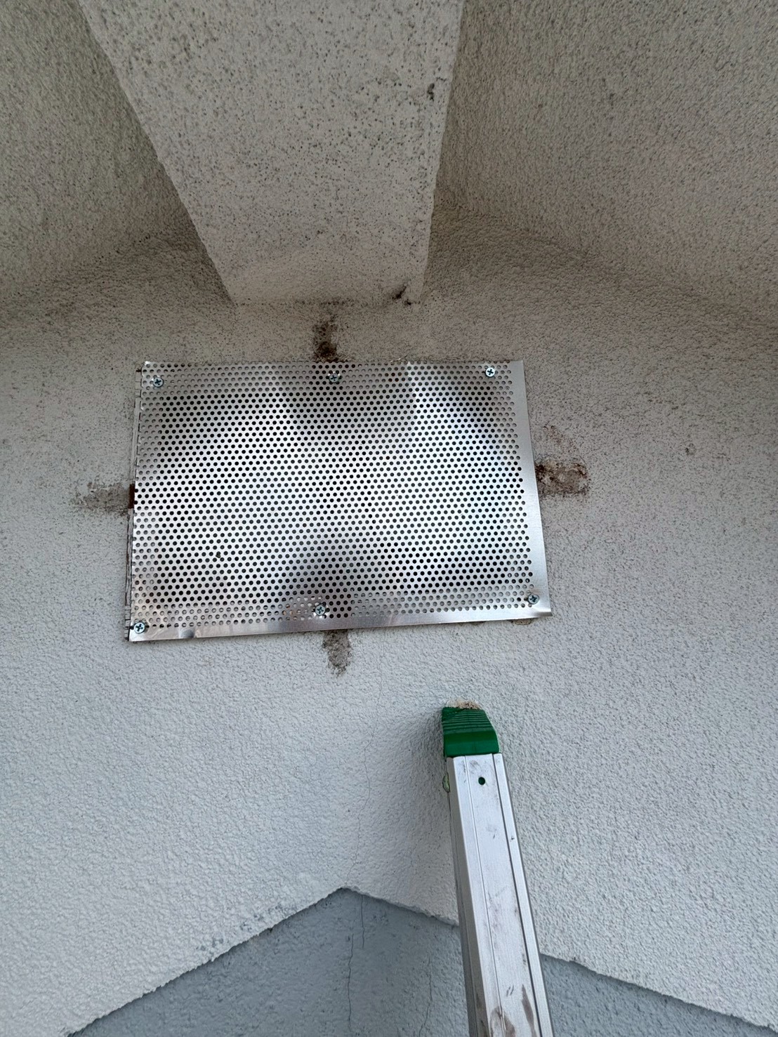 奈良市四条大路のご住宅にてハチ駆除および侵入口塞ぎ工事 施工後